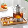 1000 /1500ml Kettle Teaware Thickened Tea Pot New Glass Teapot  For Making Coffee