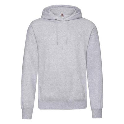 Mens Classic Heather Hooded Sweatshirt