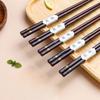 Noodles Reusable Plum Blossom Pattern Rustic Elegant Flatware Chopsticks Kitchen Utensils Tableware