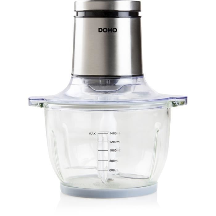 Hachoir Maxi - DOMO - DO9244MC - 400 W - 1400 Ml - Lames En Acier Inoxydable - Bol Gradué