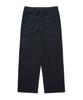 COVERNAT Moleskine One-Pleat Wide-Fit Belted Pants Indigo