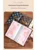 Large Capacity Cash Savings Book with Combination Lock for Wealth Management and Banknote Protection