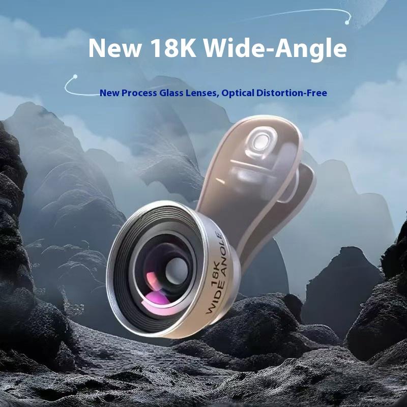 Hd Wide Angle Macro Mobile Phone Lens 18k 10k For Live Streaming Broadcasters Camera Lens Accessory