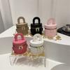 Double Zipper Portable Bucket Bag Women's Bag Summer New Shoulder Bag Trendy Chain Messenger Bag