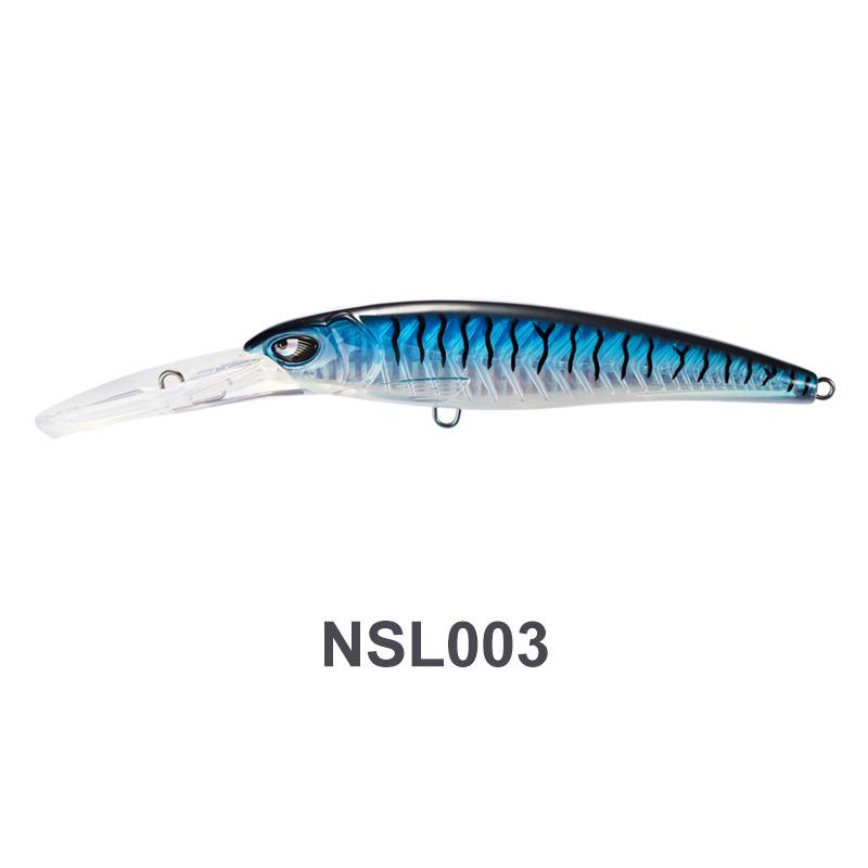 

NOEBY Integrated Steel Wire Trolling Minnow Hard Bait for Mackerel, Sea Bass, GT, and Tuna. 14cm 47g