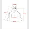 Thicken Antifouling Women Men Waterdrop Resistant Cotton Canvas Barista Apron Canvas Denim Apron