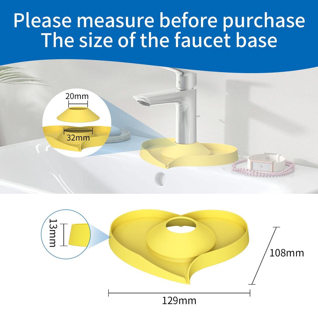 Faucet Extension Silicone Pad Guide Sleeve Guide Pad To Prevent Water Leakage, Dripping, Water Accumulation And Scale