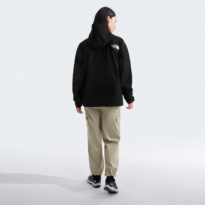 THE NORTH FACE 1986 Series FW24 Waterproof, Windproof, And Water Repellent Windbreaker Jacket Unisex Cosmic Black NF0A8AKJJK3