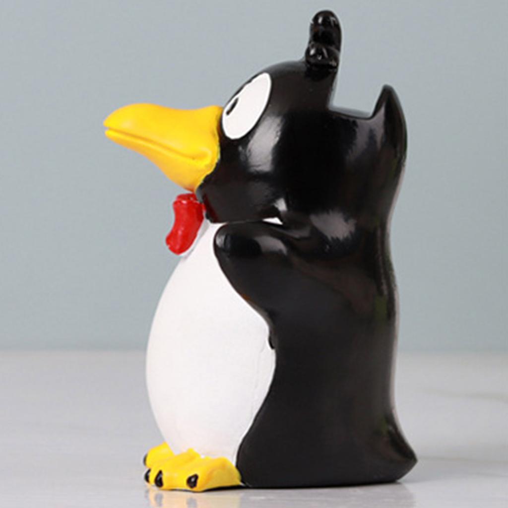 Eyeglass Holder Stand Cartoon Penguin Eyeglasses Display Rack Resin Eyewear Organizer Animal Shape Sunglasses Holder