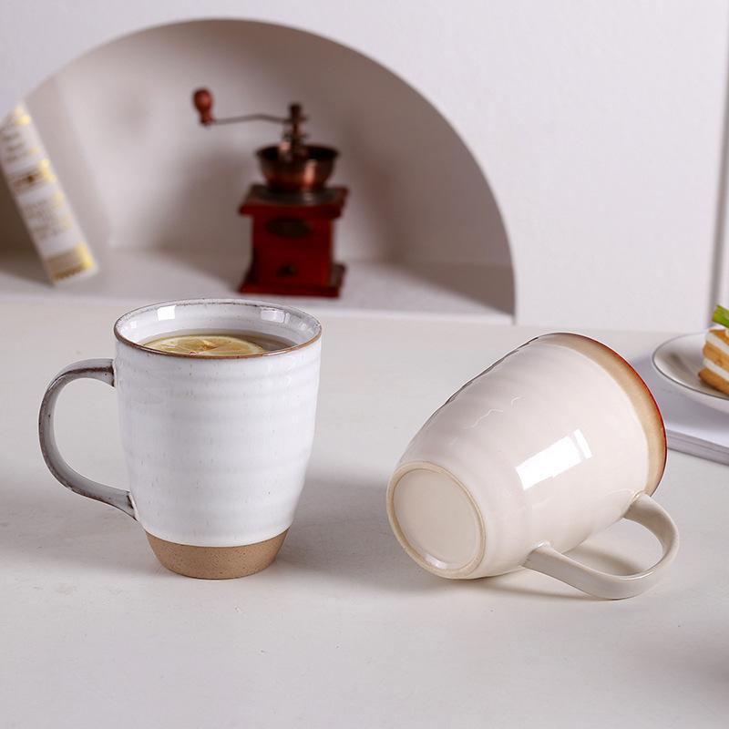 Retro Simple Ceramic Mug Household Drinking Water Ceramic Water Cup High-end Sense Office Ceramic Mug Funny Mugs Coffee Cups Bar