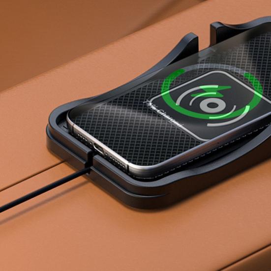 Wireless Phone Charger Car Charging Pad with Non-Slip Base IPX5 Waterproof Universal 20W Phone Cordless Charging Mat