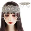 Tassels Feather Headwear Hair Accessories Masquerade Party Hair Accessories Korean Style Headband