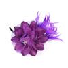 Feather Fascinators Womens Flower  Hat for Cocktail Ball Wedding Headband