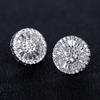 New simple earrings, versatile round stud earrings, neutral style commuting daily niche accessories