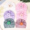 European Baby Breathable Soft Flower Hollow Hat