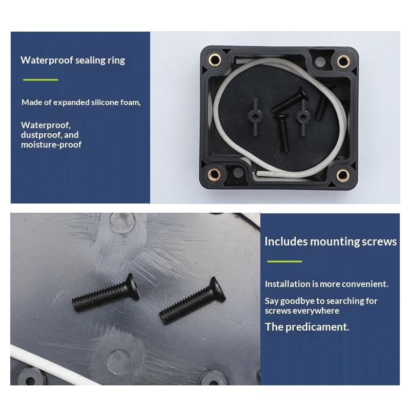 1/3 Stück Kunststoff Elektronik Projekt Instrumentengehäuse Ip65 Wasserdicht Schwarze Anschlussdose Outdoor Behälter Stromgehäuse Werkzeuge