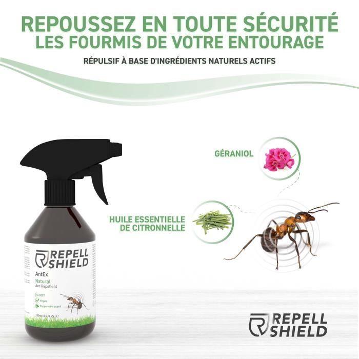 RepellShield Spray Anti Fourmis Naturel - Pour Extérieur Et Intérieur, 250 Ml