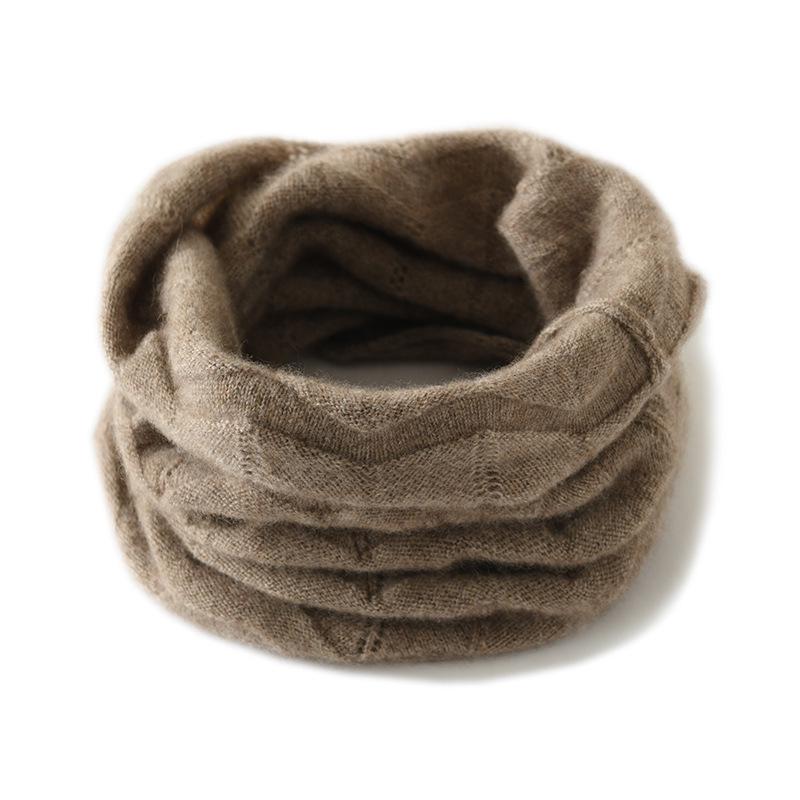 Super Soft Cashmere Snood - Women's Warm Knitted Neck Warmer for Autumn/Winter