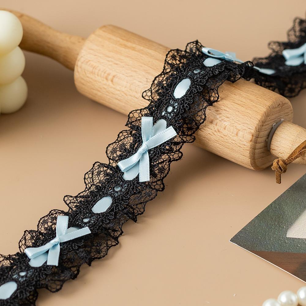 

Handmade Fabric Lace Trim Ribbons Bows & Pleated Sewing Supplies Sewing Crafts Color11