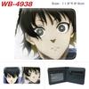 Blue Lock Anime Card Holder Colorful Print Short Wallet Folded Leather Purse 1pcs