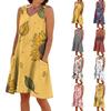 Summer Dresses for Women 2026 Casual Floral Dress Sleeveless Midi Dresses for Women Graduation Dress Suitable for Women
