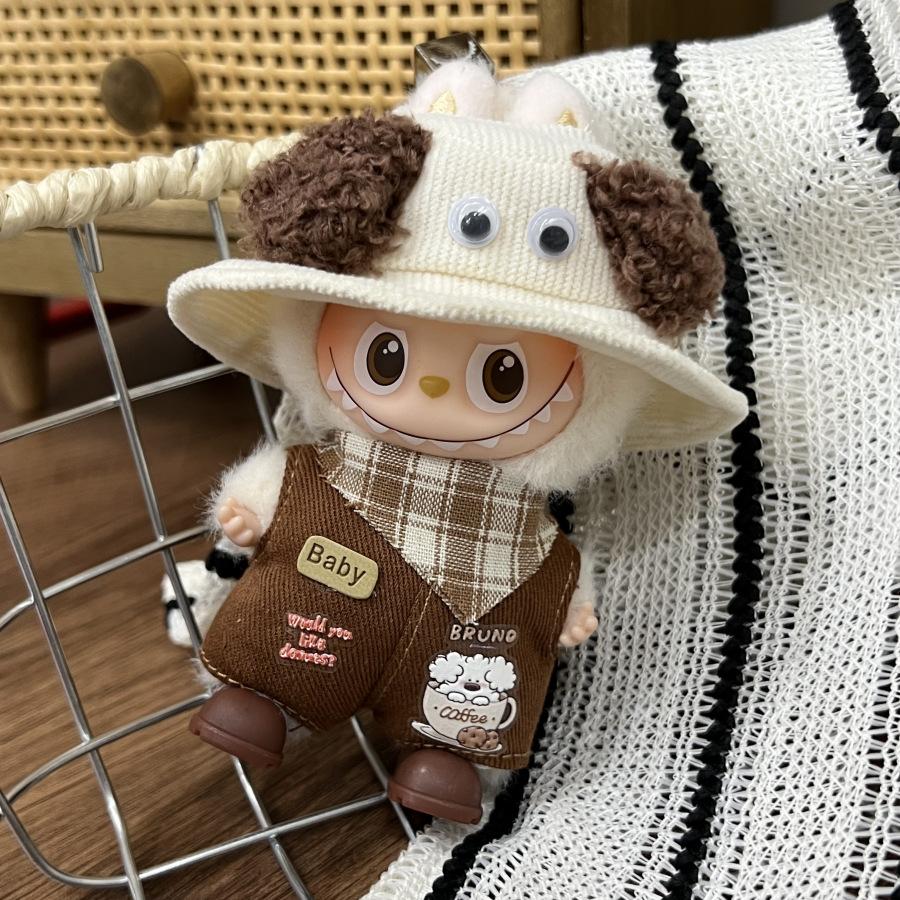 For Labubu 4.0 Mini Baby Clothes New Model for 10cm Doll For The Monsters Pin for Love Doll Outfit Accessories Labubu V4
