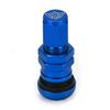 4 pièces / set Valve d'air universelle pour pneu tubeless de roue de moto et de voiture, bouchons d'air pour tige de valve de pneu, tige de valve d'air en métal aluminium VR-WR11
