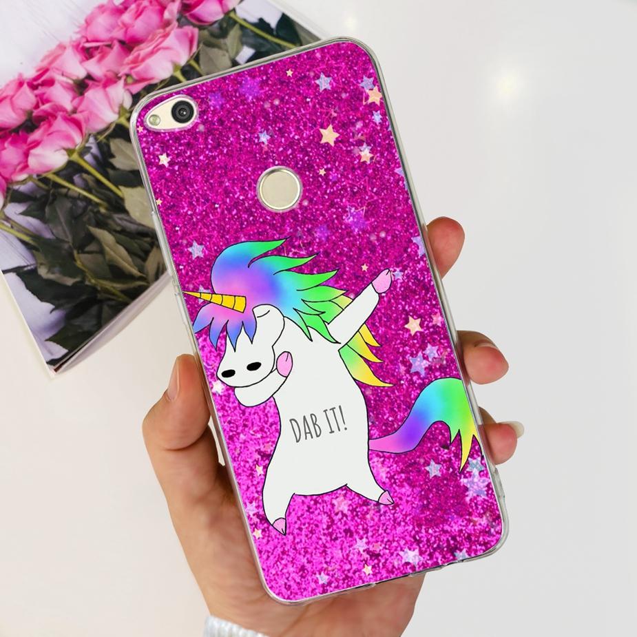 For Huawei P8 Lite 2017 Case Honor 8 Lite Popular Flowers Cartoon Cover Soft Silicone Phone Cases For Huawei P9 Lite 2017 Bumper