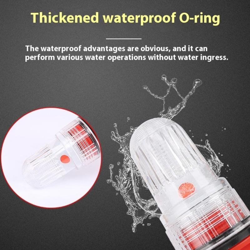 LED Fishing Lamp Marine Signal Light Positioning Flashing Light Fishing Net Warning Light