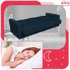 Sofa Bed Rene Sofa Bed with Storage Family Meble Corduroy Navy Blue
