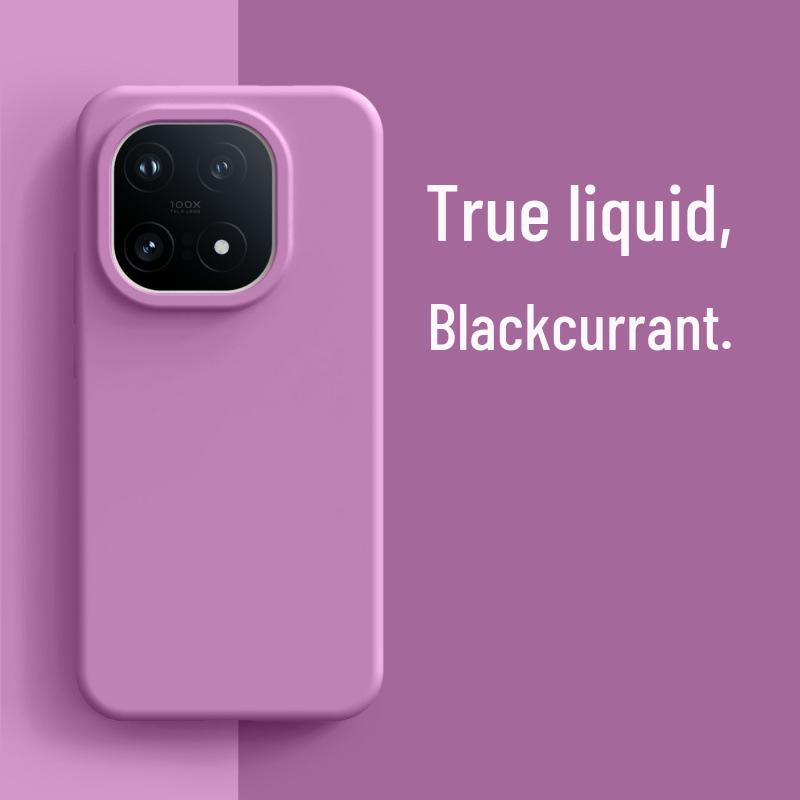 IQOO15 Silicone Phone Case: High-End, Solid Color, Dirt-Resistant, Anti-Fall Protective Cover for Women