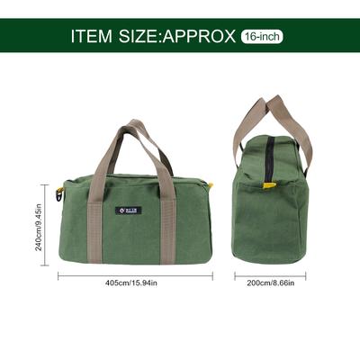 PENGGONG Große, verdickte, verschleißfeste Aufbewahrungstasche für Wartungswerkzeuge, multifunktionales tragbares Werkzeug