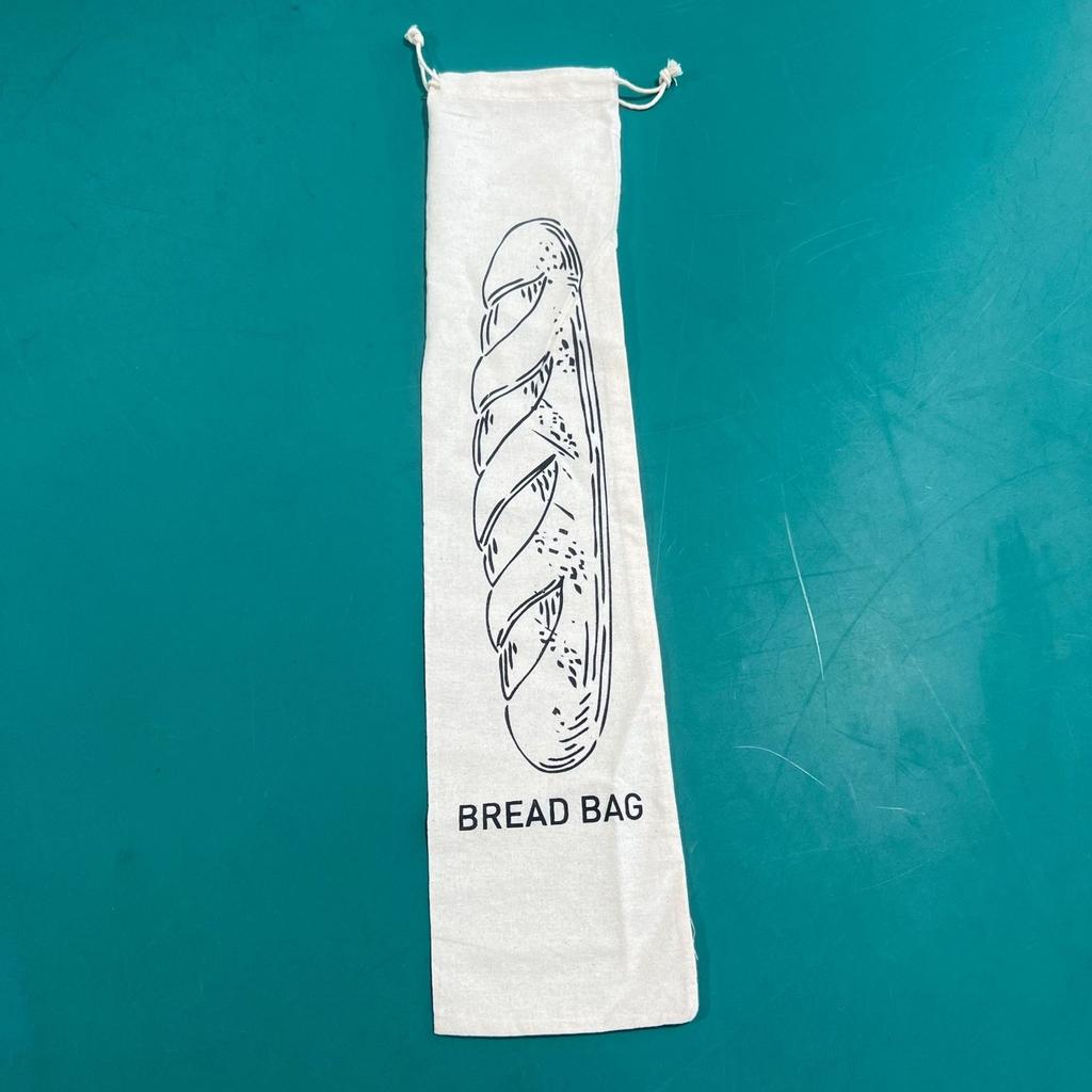 Practical Drawstring Linen Bread Bags Sustainable and Breathable Packaging Pouch Perfect for Bread Fruits and Snacks