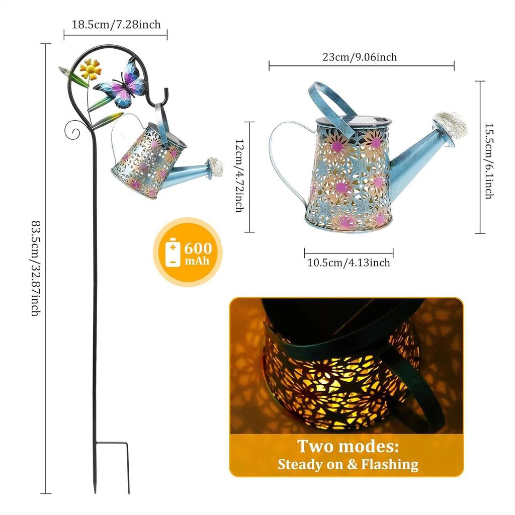 Solar-Gießkanne Gießkanne Solarleuchten Für Außen Landschaftsbeleuchtung Laternen Hofdekoration Gartenkunstlampe Für Hof Terrasse