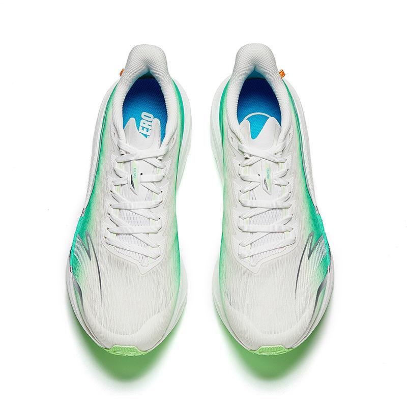 Anta Mach 5.0 Fashionable Comfortable Versatile Wide Fit Slip-Resistant Durable Low-Top Casual Running Shoes Men Sneaker White Blue Green 112535593R-2