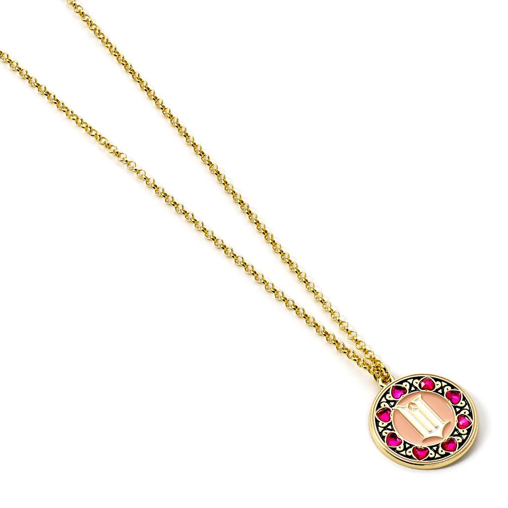 Wicked 'W' Logo with Crystal Border Necklace