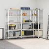 VidaXL Étagères de rangement à 5 niveaux 3 pcs acier bois d'ingénierie 3307590