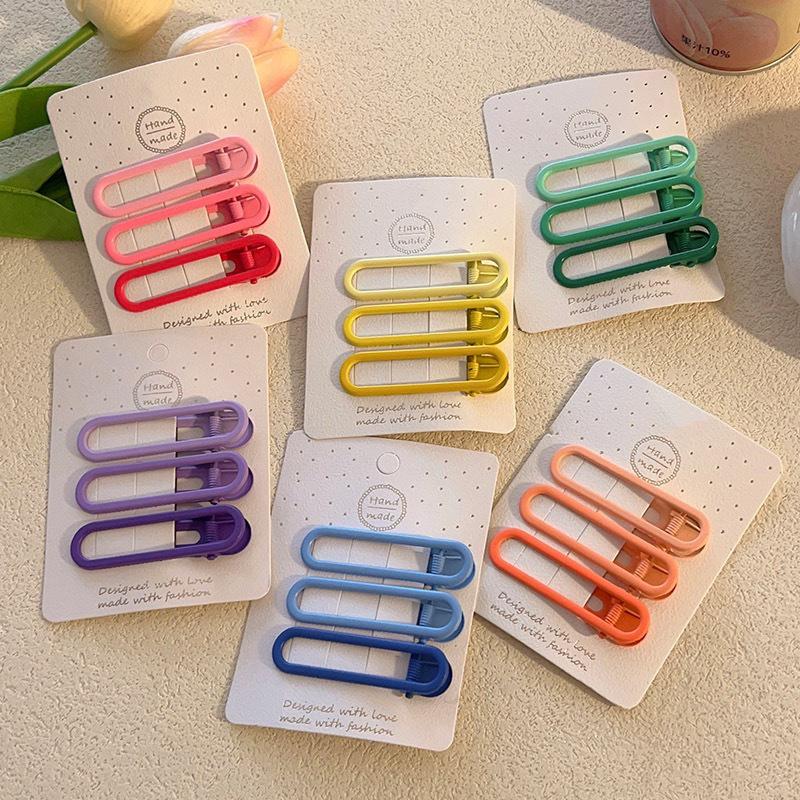 Girly Candy Color Duckbill Hair Clip - No-Trace, No-Damage, Flyaway Tamer