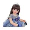 Silicone Reborn Baby Doll 55cm With Realistic Features For Collectors And Kids