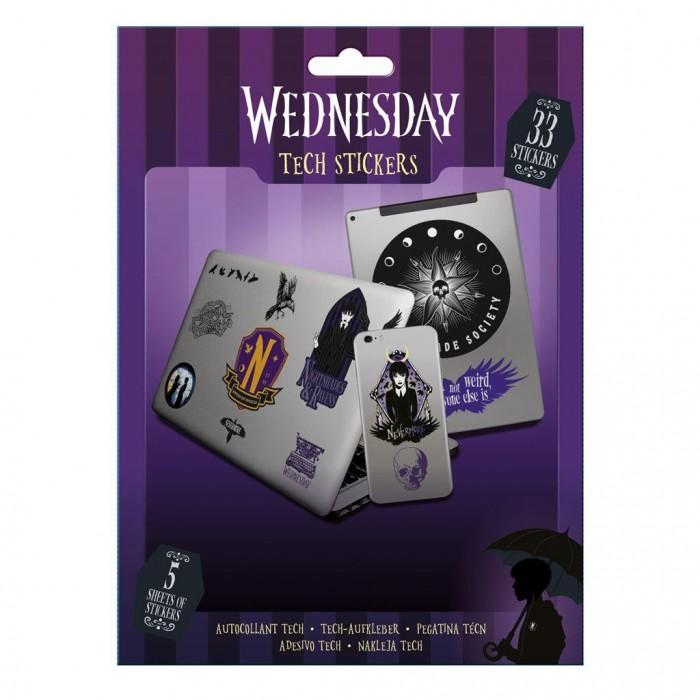 Wednesday Nightshade Tech Stickers Set (Pack of 33)