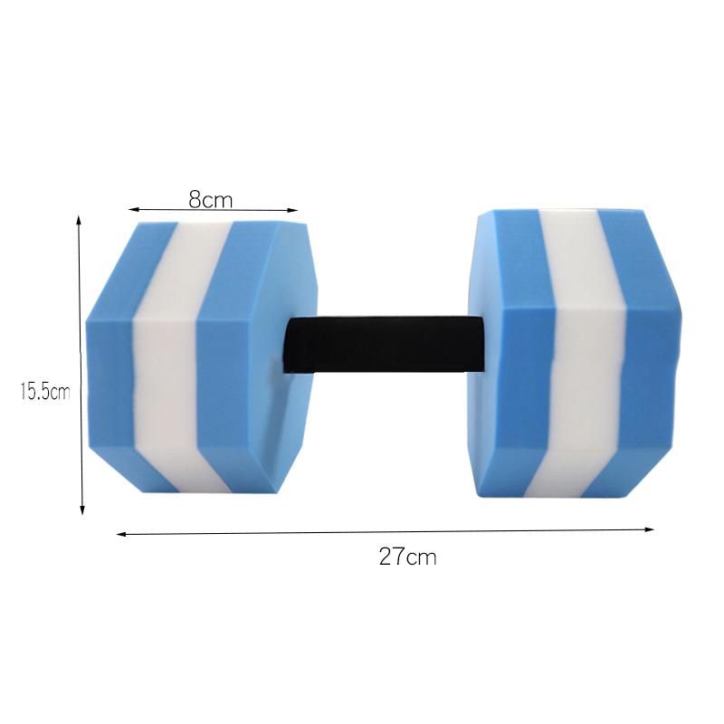 EVA Foam Octagonal Aquatics Dumbbell Floating Swim Gym Dumbbell Toy Water Weight Aerobics Fitness Pool Water Swimming Tools
