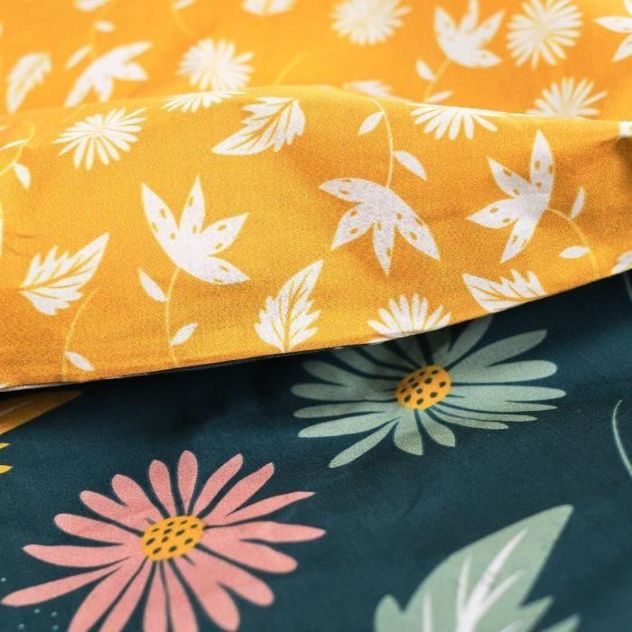 Parure de lit - TODAY - Sunshine - 119461 - 2 personnes - 240x220cm - Coton - Imprimé 11.42