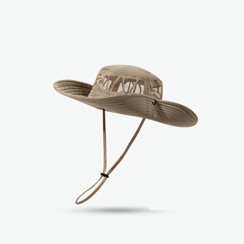 Summer Hats For Men Women Unisex Cowboy Hat Big Brim Fishing Hat Outdoor Fisherman Cap Sunscreen Mountaineering Hiking Sun Hat