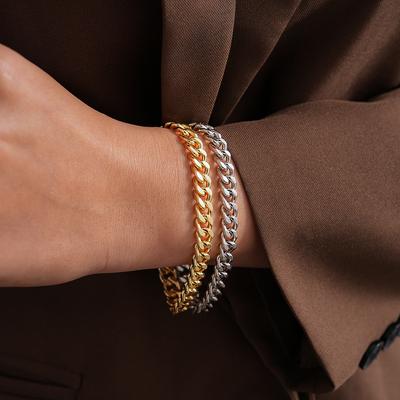 Metal Wind Chain Buckle Bracelet Personalized Fashion Design Bracelet Feeling Bracelet Jewelry