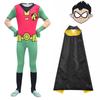 Anime Teen Titan Robin Costume For Boys Perfect Superhero Cosplay Jumpsuit**