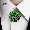 Sophisticated Apparel Accessories Vintage Rhinestone Flower Button Covers, Snap On Decorative Gift Ideas for Fashion Enthusiasts Metal Shirt Cufflinks