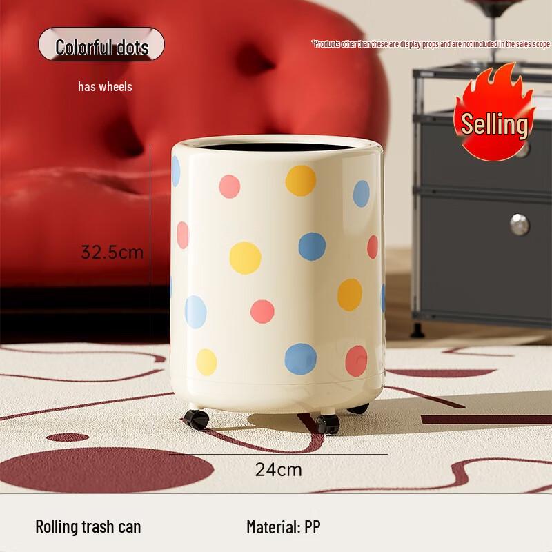 Yuzhuxun Luxury Double-Layer Trash Can