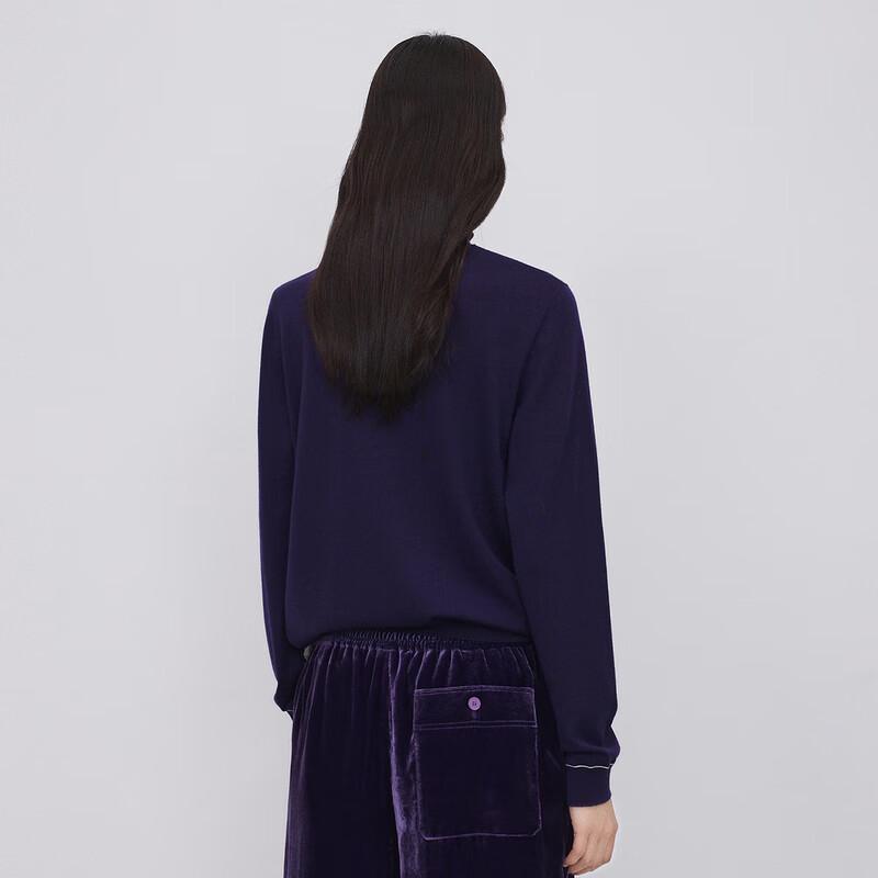 

LESS 2024 Spring Merino Wool High-Neck Pullover Sweater S