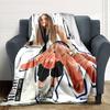 Avril Lavigne'S Hand Artwork Blanket Soft Throw Blanket For Home Bedroom Bed Sofa Travel Office Solid Christmas Blanket