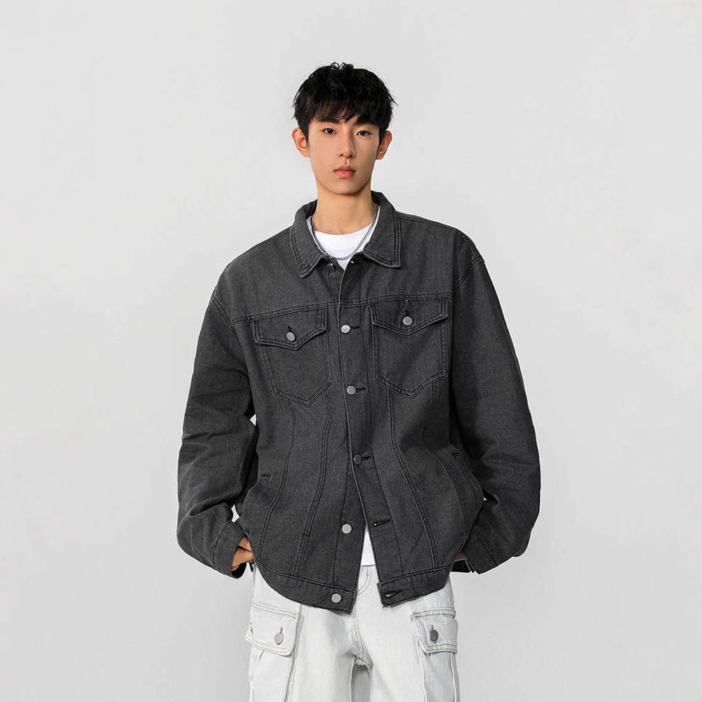 Denim Jacket for Men's Spring and Autumn New High-end Loose Casual Jacket